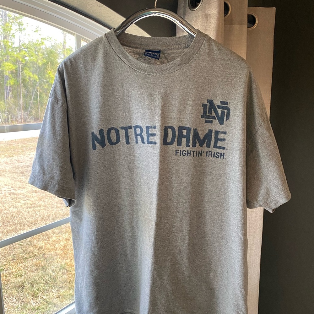 Vintage Gray Notre Dame T-Shirt